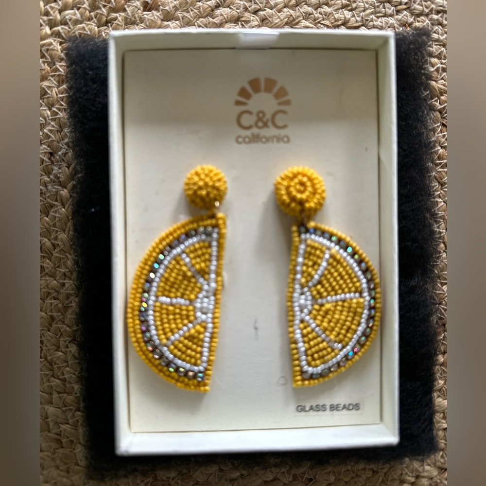 C&C LEMON 🍋 EARRINGS
